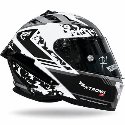 Casco XTRONG XTR 352 Blanco Gris