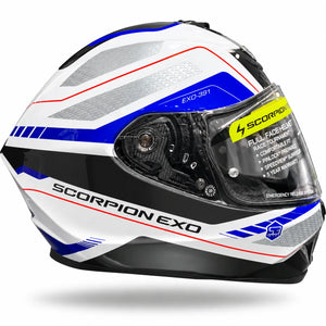 Casco SCORPION EXO 391 Leo Azul Blanco