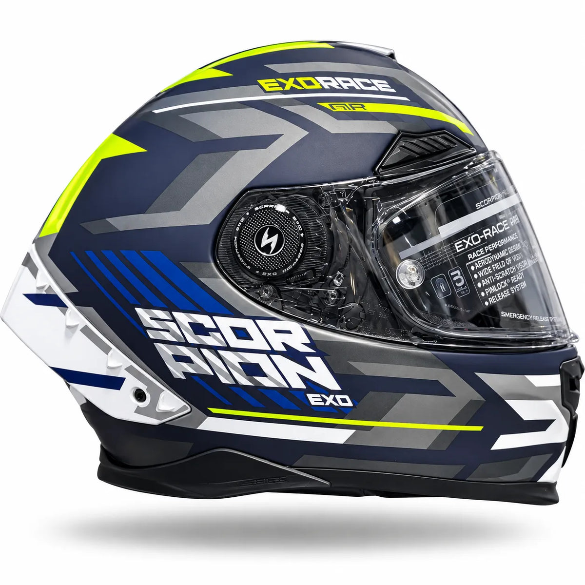 Casco SCORPION EXO Race Air Kobra Azul