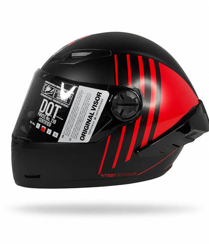 Casco Integral ICH 501 SP HCI - Lauda Negro Rojo