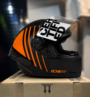 Casco Integral ICH 501 SP HCI - Lauda Negro Naranja