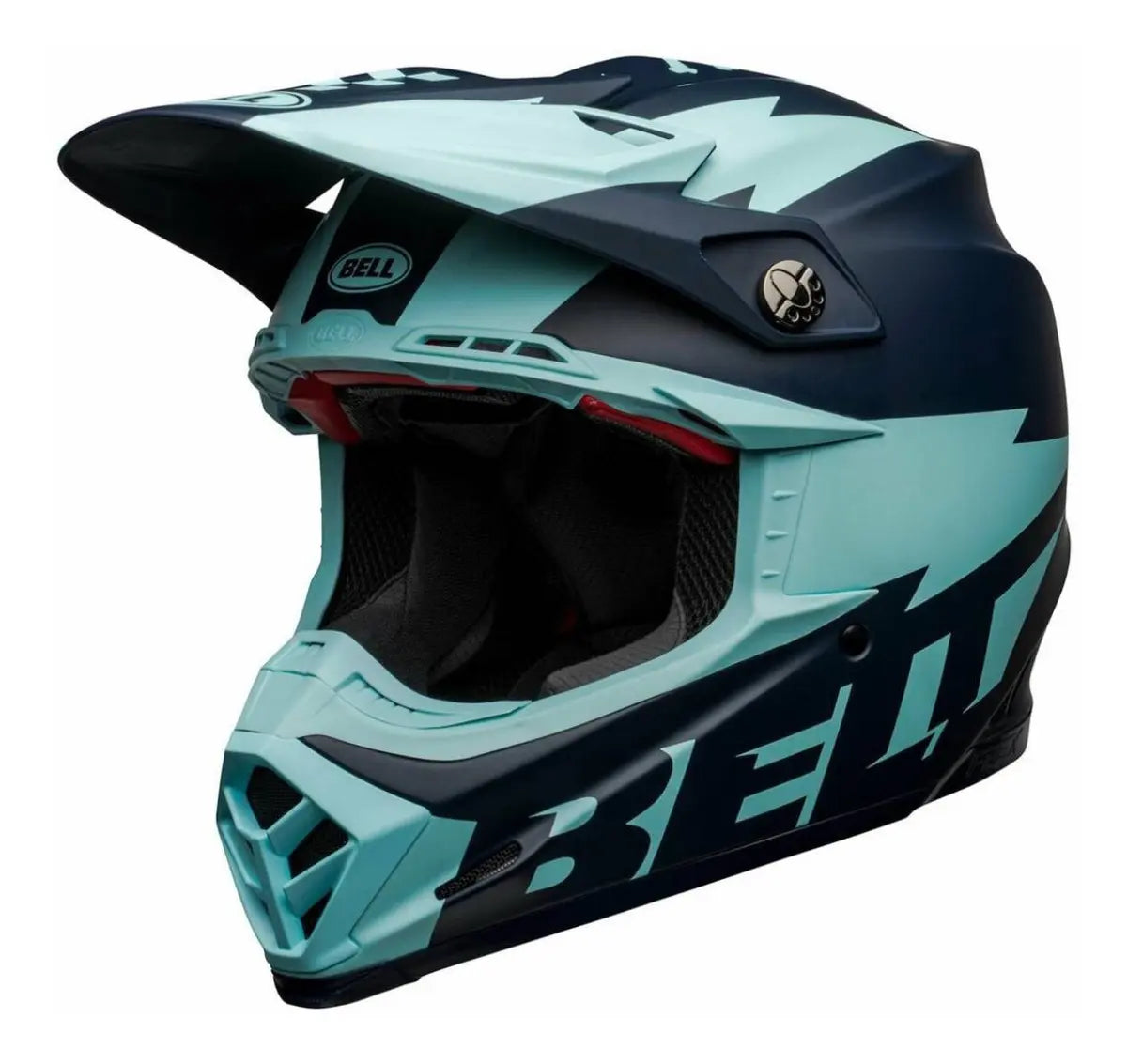 Casco Integral BELL Moto 9 Flex Fasthouse Breakaway Turquesa