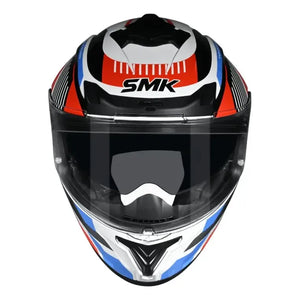Casco SMK Typhoon Blanco Azul