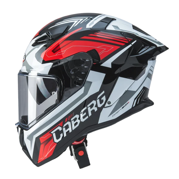 Casco CABERG - Drift Evo II JARAMA Negro Gris Rojo