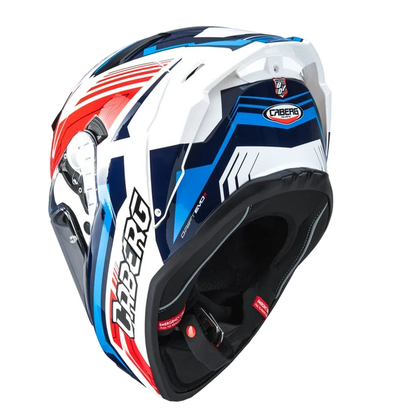 Casco CABERG - Drift Evo II JARAMA Azul Blanco Rojo