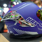 Casco HAX Obsidian Morado