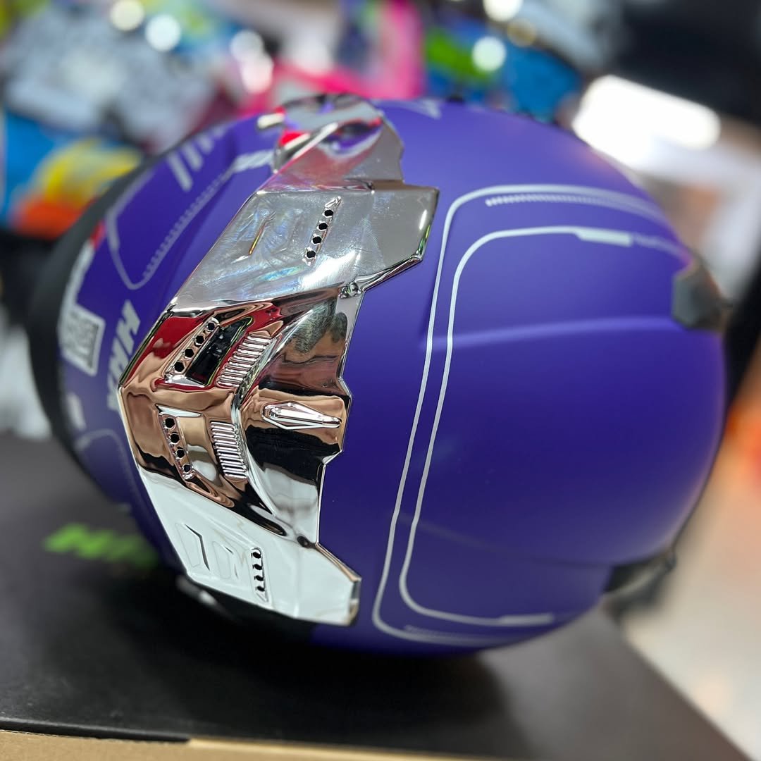 Casco HAX Obsidian Morado