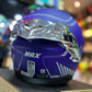 Casco HAX Obsidian Morado