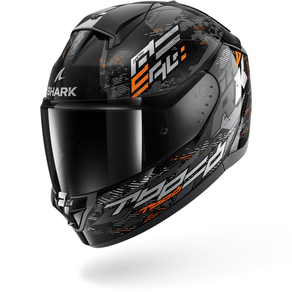 Casco SHARK Ridill 2 - Molokai Black Silver Orange