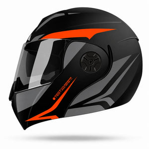 Casco Abatible ICH 3110 HOLLOW - Negro Naranja