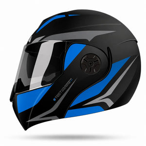 Casco Abatible ICH 3110 HOLLOW - Negro Azul