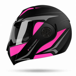 Casco Abatible ICH 3110 HOLLOW - Negro Fucsia