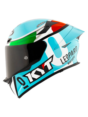 Casco KYT TT-REVO Leopard Prl Tricolore.