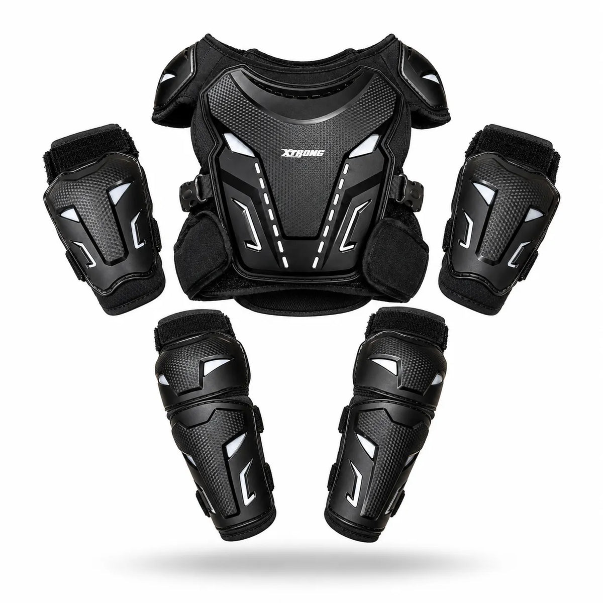 Kit Pechera XTR-P01 para Niños set Negro