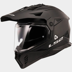 LS2 MX702 PIONEER II SOLID NEGRO MATE