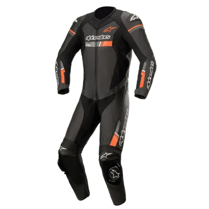 Monotraje ALPINESTARS GP Force Chaser Leather Negro Naranja