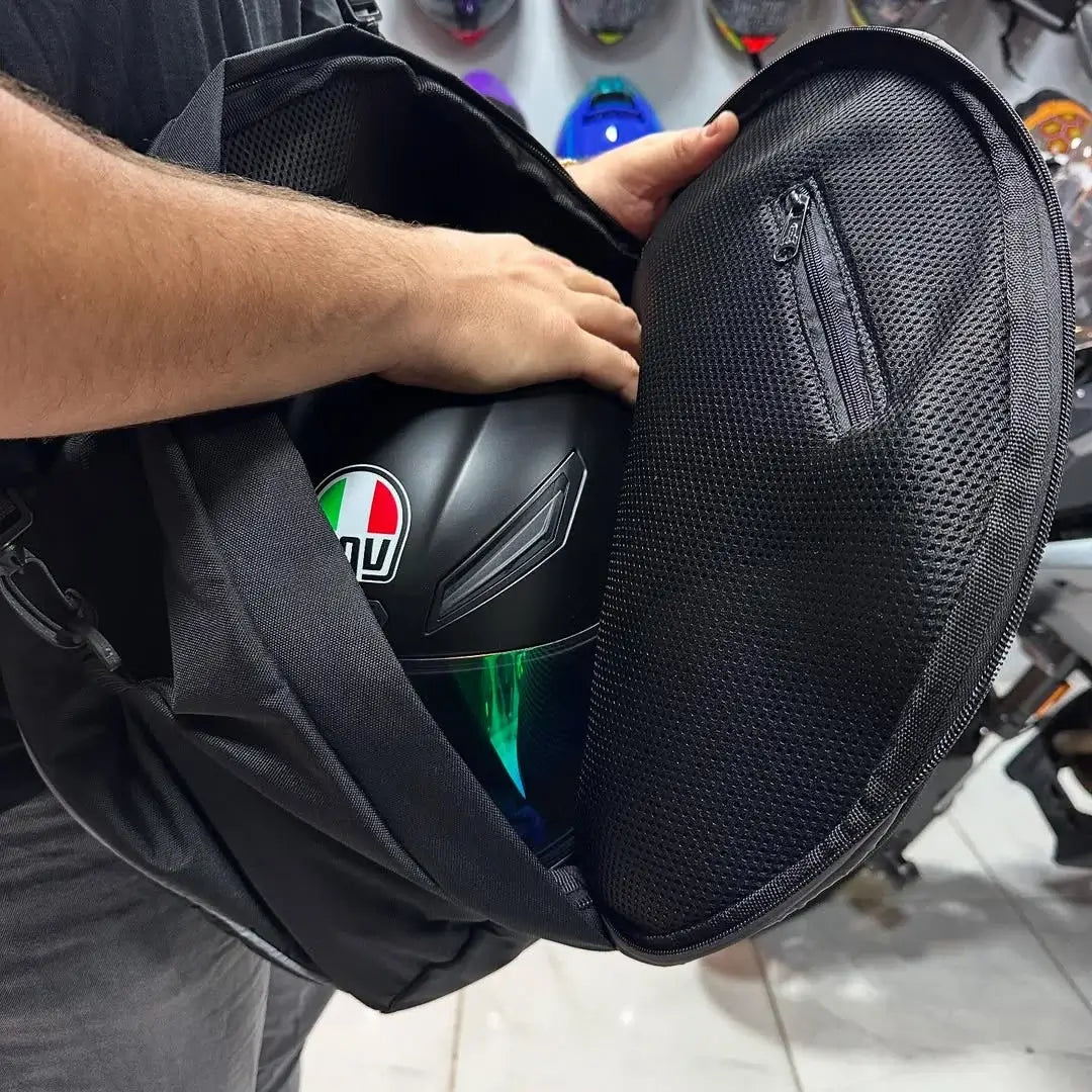 Morral Porta Casco URBAN 2 by BikerX 3