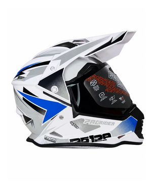 Casco PRO RIDER 129 Azarya Blanco Gris
