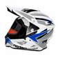 Casco PRO RIDER 129 Azarya Blanco Gris