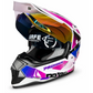 Casco PRO RIDER 129 Azarya Blaco Fucsia