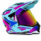 Casco PRO RIDER 129 Azarya Turquesa Fucsia