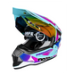 Casco PRO RIDER 129 Azarya Turquesa Fucsia