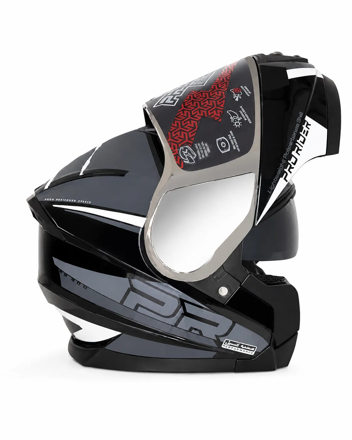Casco PRO RIDER 300 Nofiya Gris Negro