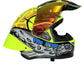 Casco PRO RIDER 711 Striker Amarillo Gris