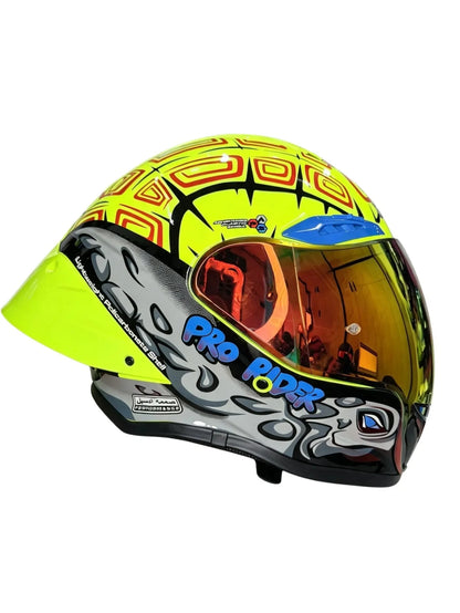 Casco PRO RIDER 711 Striker Amarillo Gris