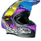 Casco PRO RIDER 711 Striker Morado Gris