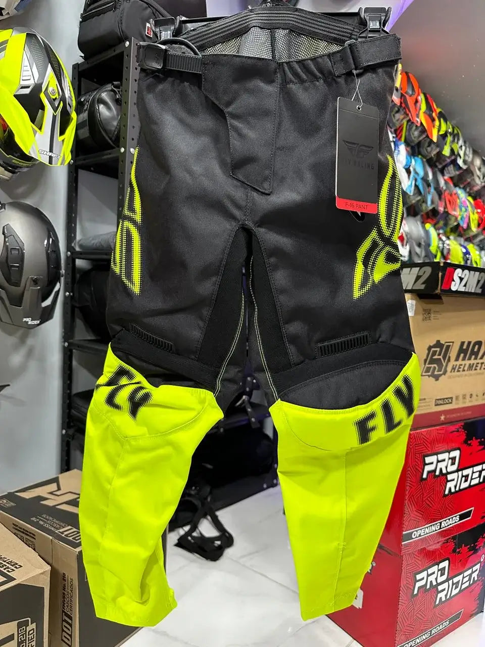 Pantalón FLY f-16 Negro / Hi-Vis 2