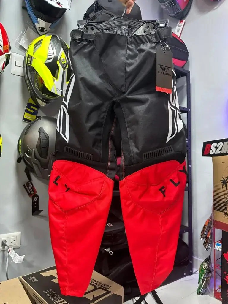 Pantalón FLY f-16 Rojo / Negro 2