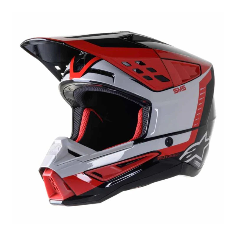 Casco ALPINESTARS SM5 Rojo Negro