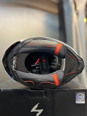 Casco SCORPION EXO Race Air Kobra Azul