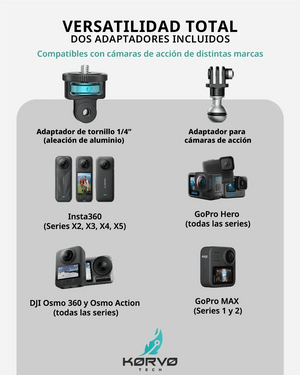 Soporte Universal Para Cámaras De Acción KORVO TECH 3