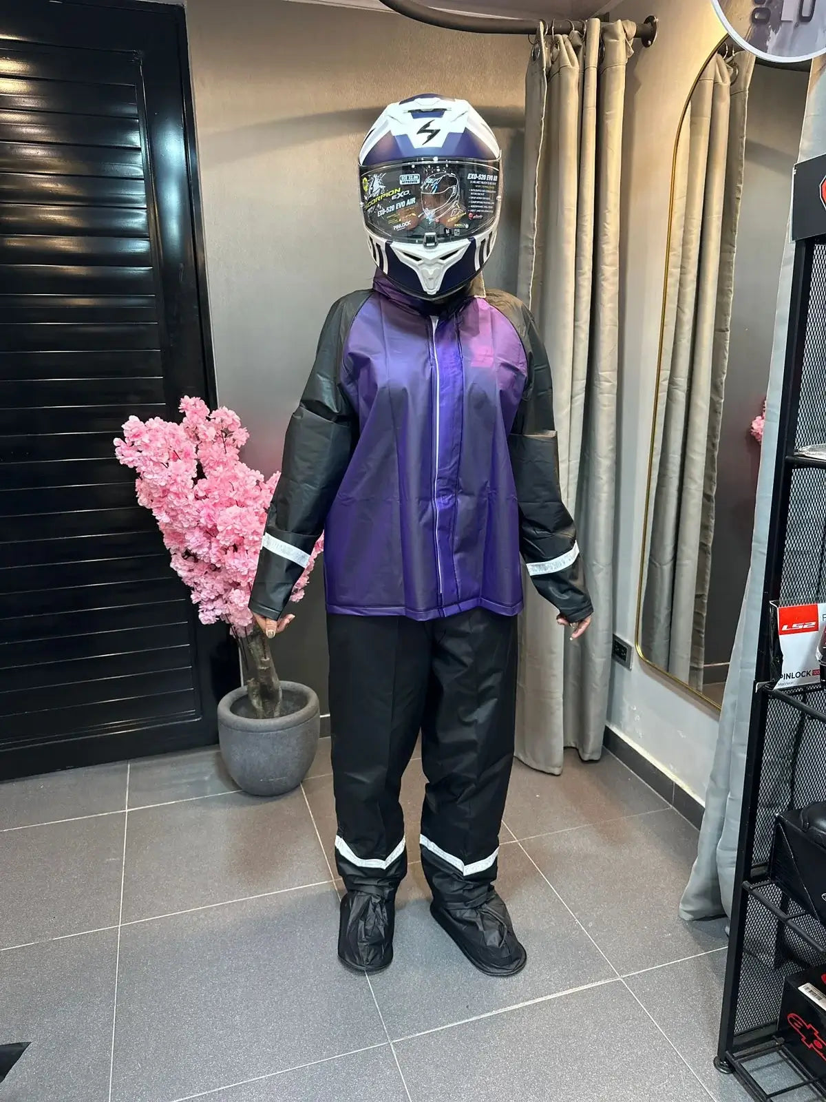 Traje Impermeable DS2M2 Soportado Morado