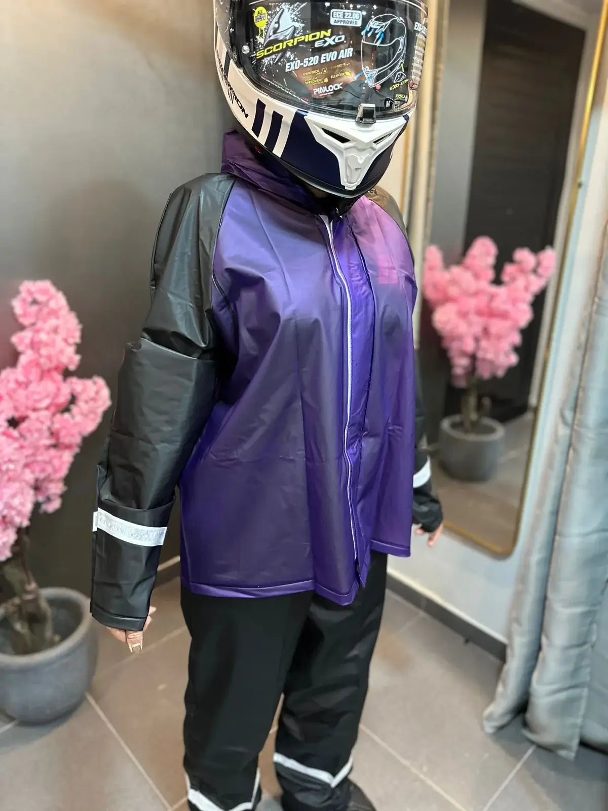 Traje Impermeable DS2M2 Soportado Morado 2