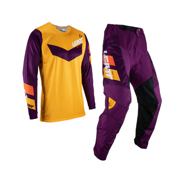 Uniforme Para Niños LEATT - Ride Kit Moto 3.5 Morado