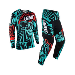 Uniforme Para Niños LEATT – Ride Kit Moto 3.5 Cebra Turqueza