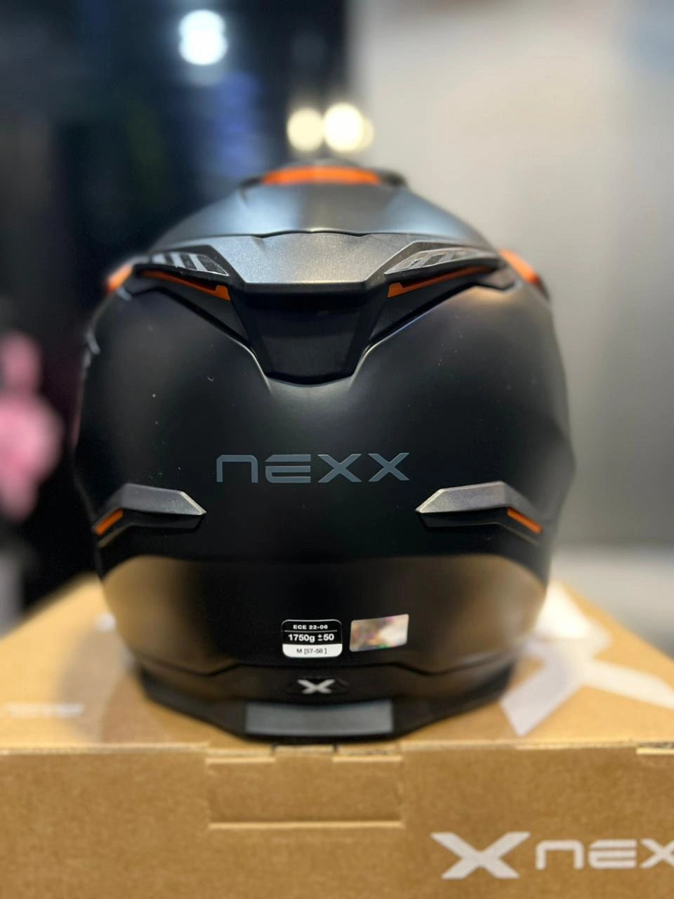 Casco NEXX Y.TRAVL PLAIN Negro Naranja