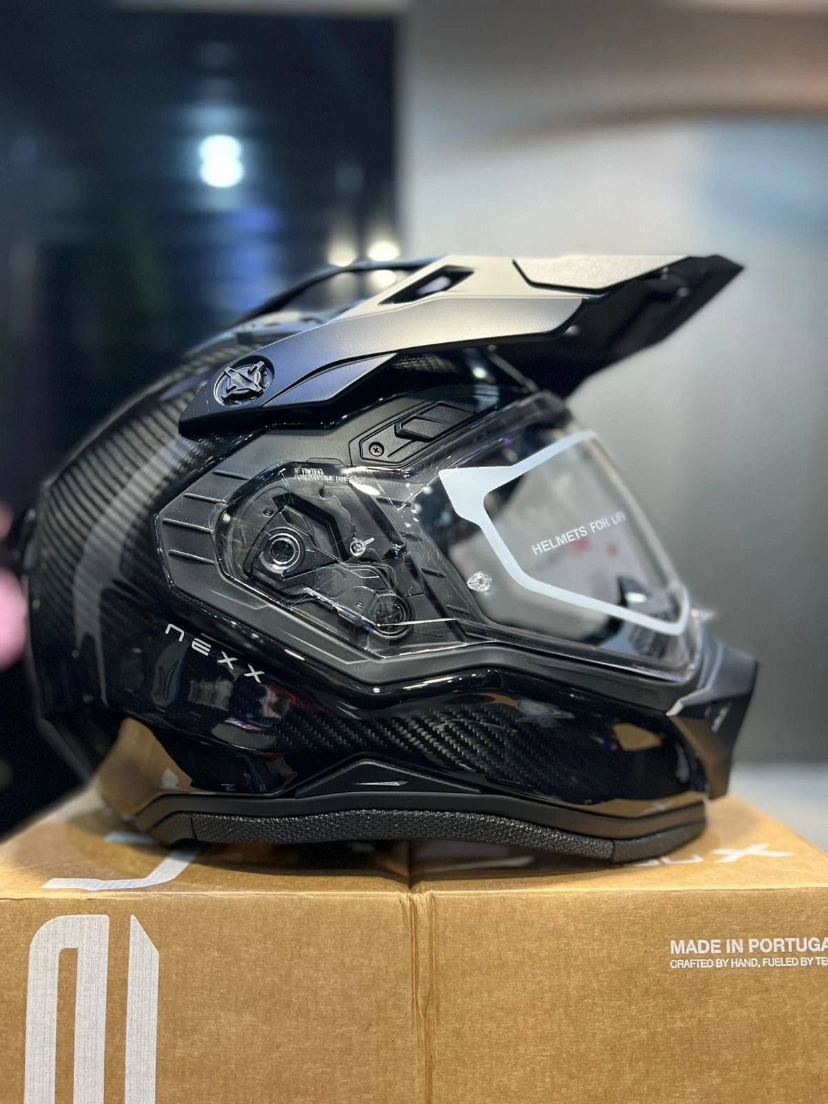 Casco NEXX X.WED3 ZERO PRO CARBONO NEGRO