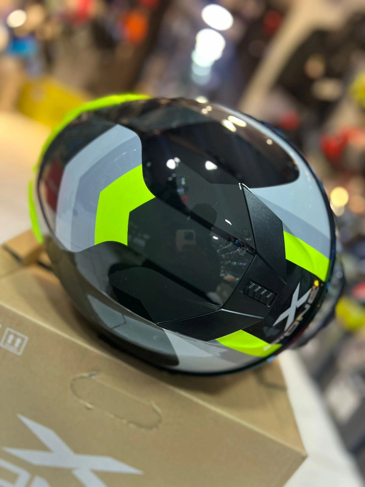Casco X One 500RS Gris Verde