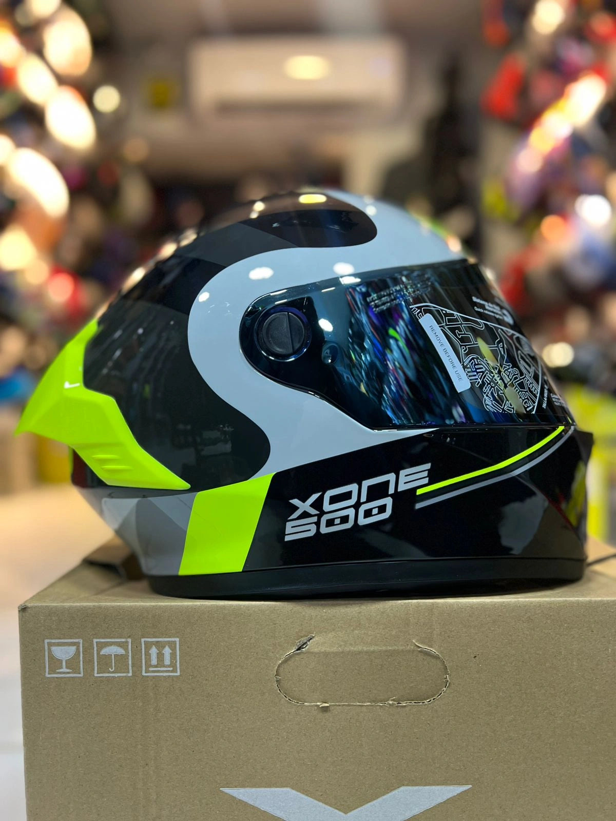 Casco X One 500RS Gris Verde