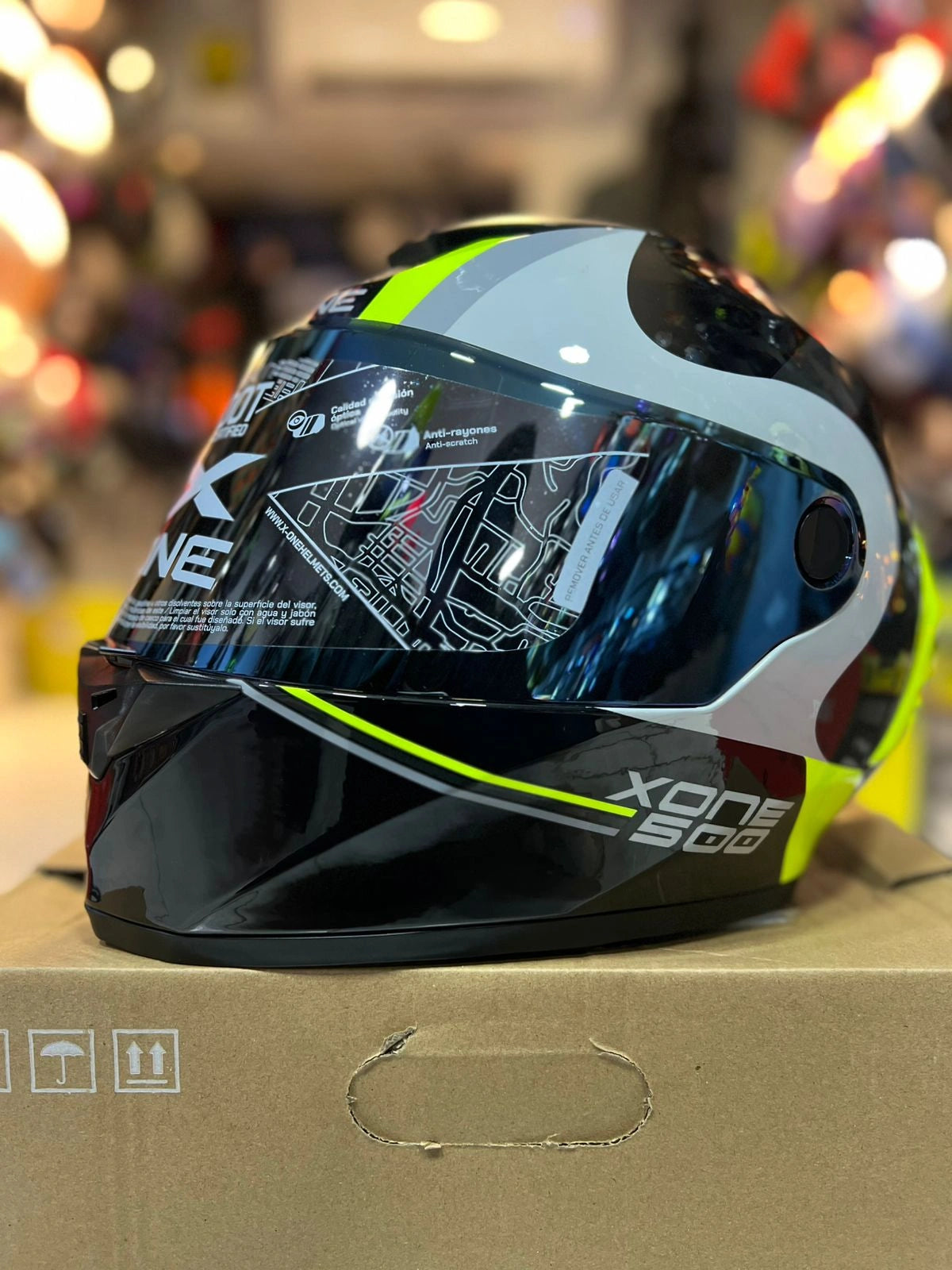 Casco X One 500RS Gris Verde