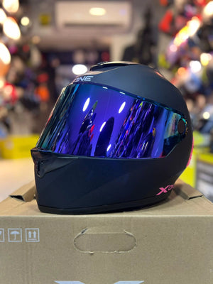 Casco X One 500RS Negro Mate Rosado