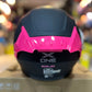 Casco X One 500RS Negro Mate Rosado