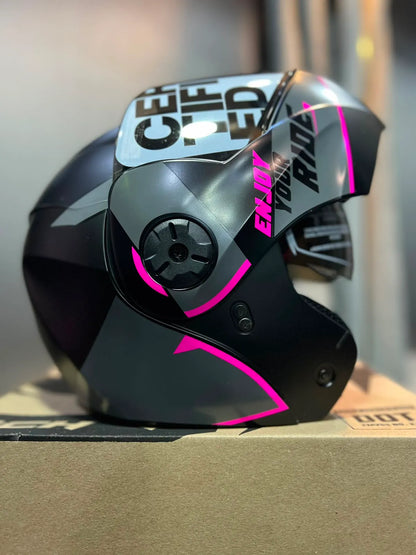 Casco Abatible ICH 3110 Treat - Fucsia