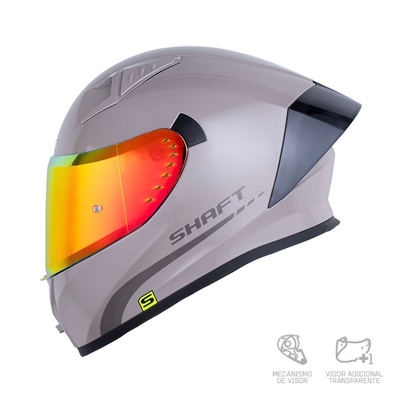 Casco SHAFT 526 SP EVO SOLID - Gris Arena