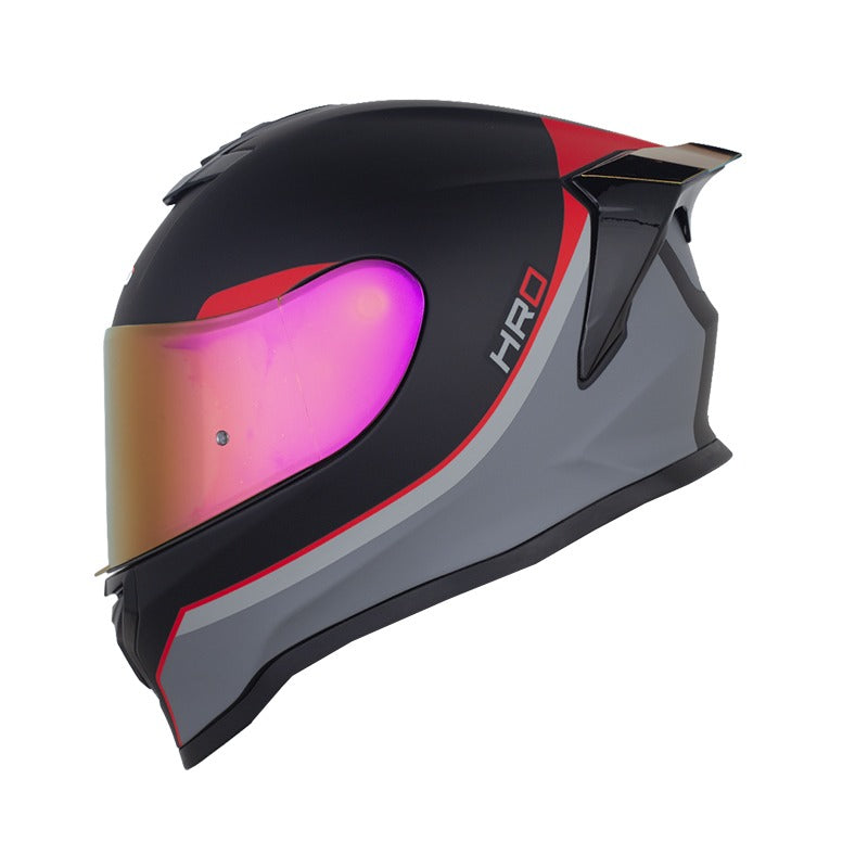 Casco HRO 506 SP MEYK - Negro Rojo