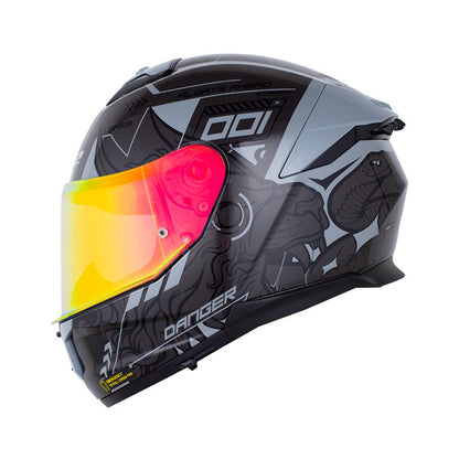 Casco LS2 FF808 Stream II CHIMERAX Gris Oscuro